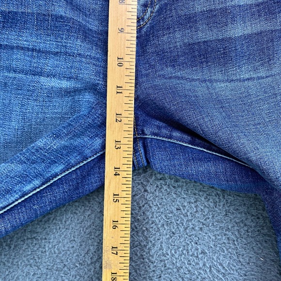 J.Crew Womens Stretch Jeans Size 29 Distressed Denim Blue Mid Rise - Picture 4 of 8